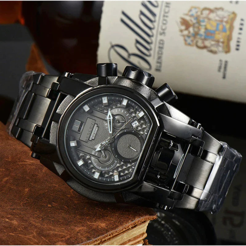 Undefeated Mens Watches Reserve Bolt Zeus Chronograph Invincible Luxury Watch Invicto Relógio Masculino for Dropshipping