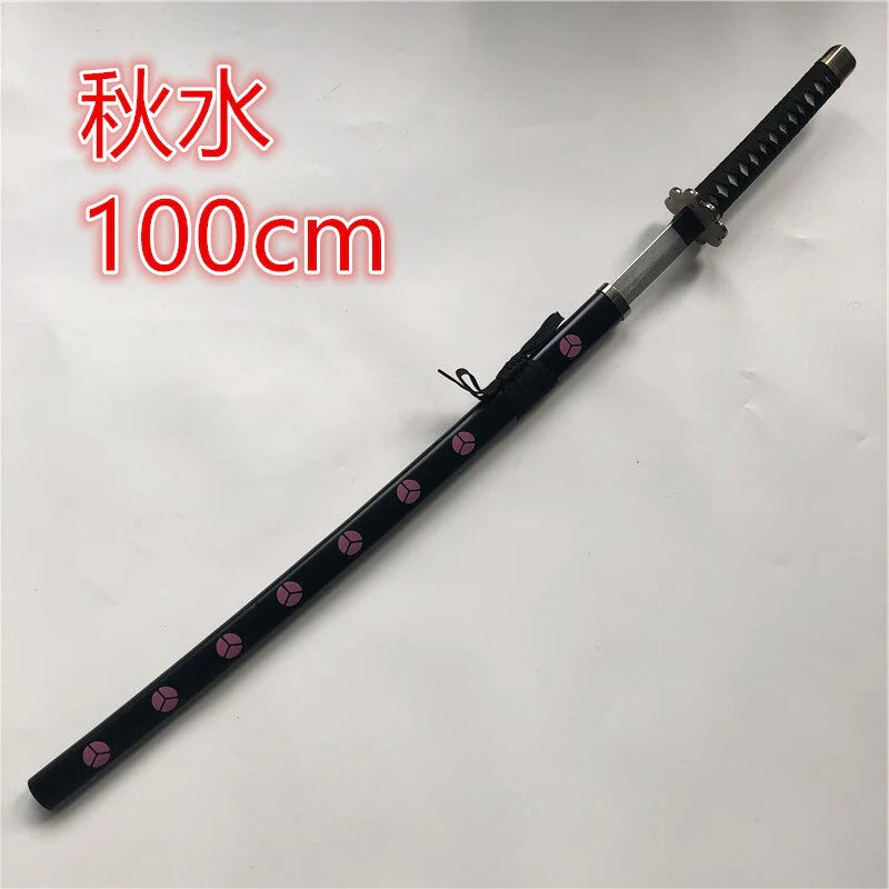 Cosplay 1:1 Anime Roronoa Zoro Sword Weapon Armed Katana Espada Wood Ninja Knife Samurai Sword Prop Toys for Teens