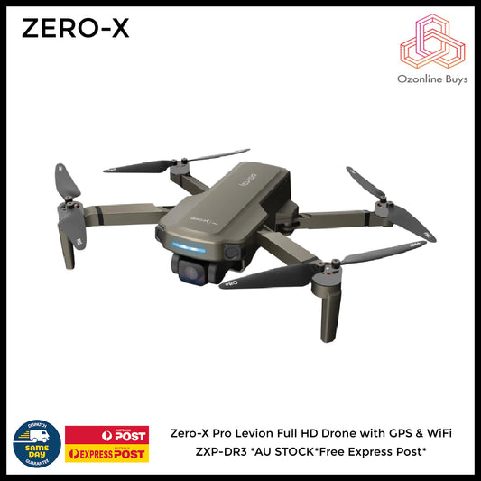 Zero-X Pro Levion Full HD Drone with GPS & Wifi ZXP-DR3 *AU Stock*Free Express P