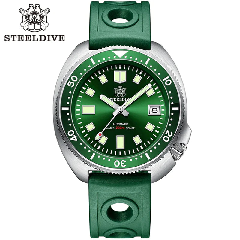 SD1970 Steeldive Brand 44MM Men NH35 Dive Watch with Ceramic Bezel