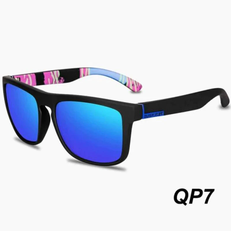 QUISVIKER Polarized Sunglasses for Men Women Square Fishing Sun Glasses Goggles UV400 Sport Camping Hiking Driving Eyewear