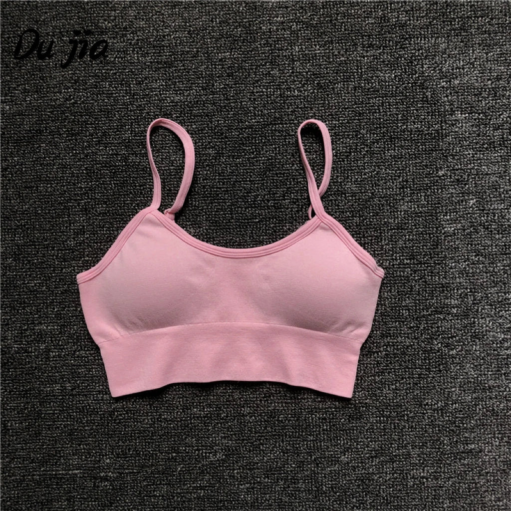 Seamless Sports Bra Top Gym Fitness Women Running Crop Tops Push up Female Workout Padded Yoga Bra High Impact Activewear