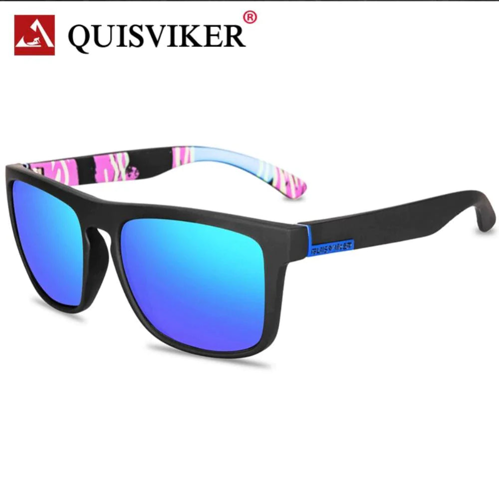 QUISVIKER Polarized Sunglasses for Men Women Square Fishing Sun Glasses Goggles UV400 Sport Camping Hiking Driving Eyewear