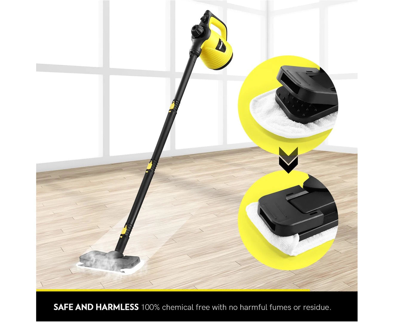 13 in 1 Handheld Steam Cleaner Mop with Accessories