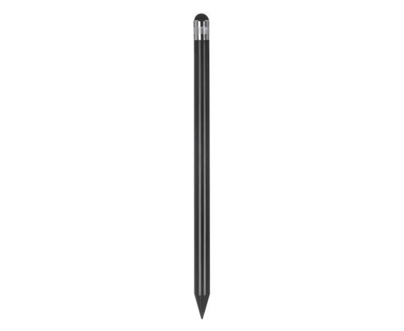 Universal Dual-Head Capacity Touch Screen Drawing Stylus Pen for Phones Tablets - Black