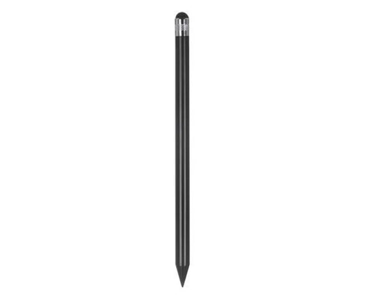 Universal Dual-Head Capacity Touch Screen Drawing Stylus Pen for Phones Tablets - Black