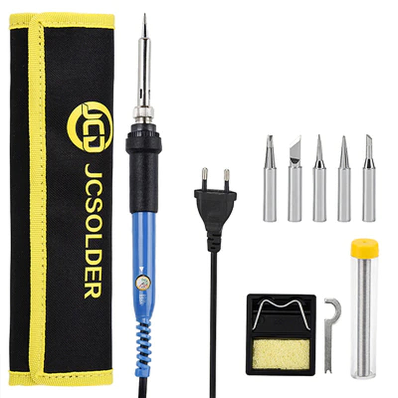 Electric Soldering Iron Portable Digital Soldering Iron 60W Welder Tips Tin Solder for Soldering Welding Equipment Pump Kits