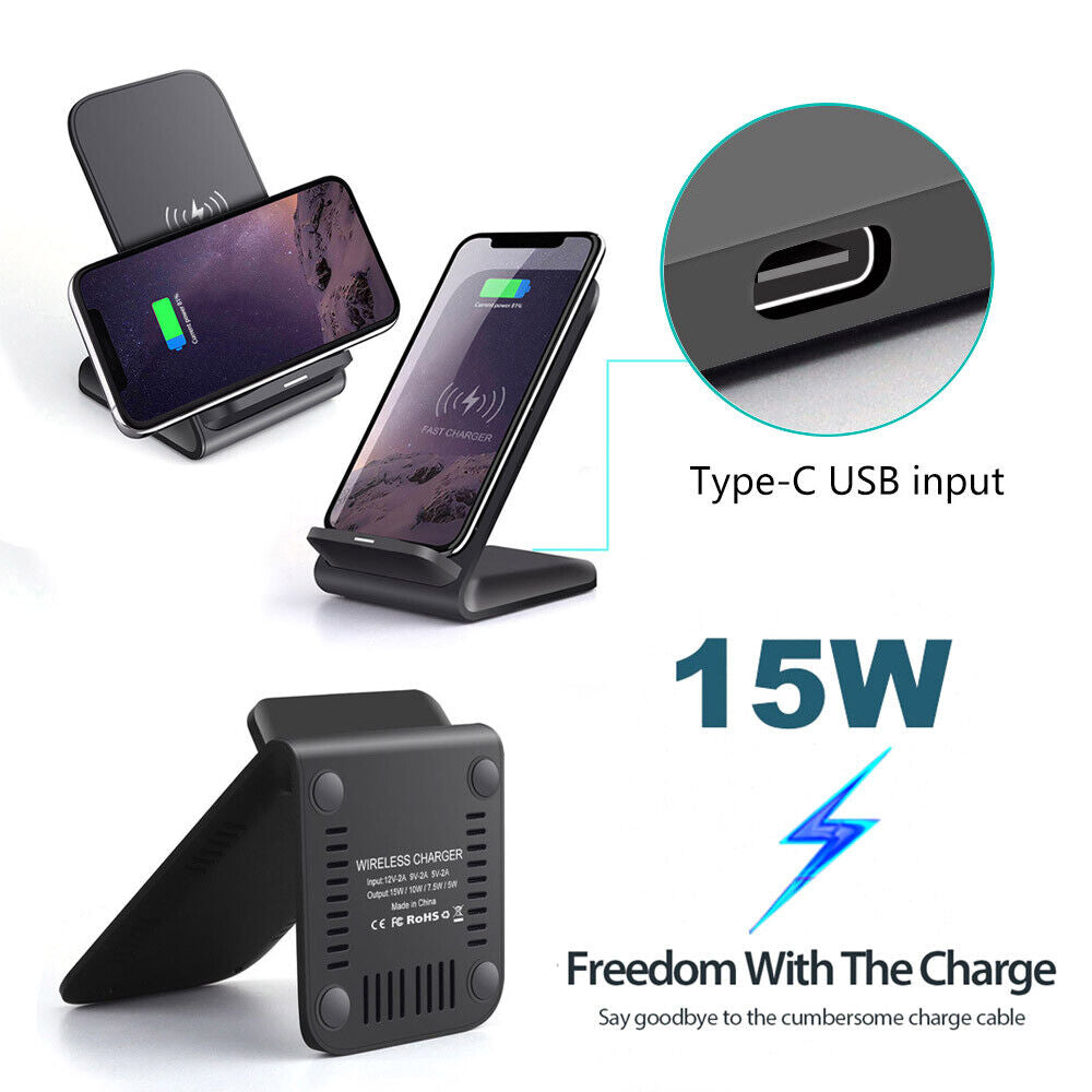 3 in 1 Wireless Charger Dock Charging Station for Apple Watch Iphone 15 14 13 12