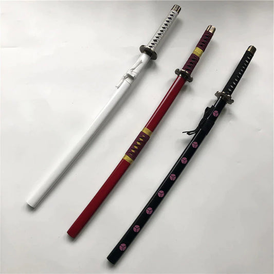 Cosplay 1:1 Anime Roronoa Zoro Sword Weapon Armed Katana Espada Wood Ninja Knife Samurai Sword Prop Toys for Teens