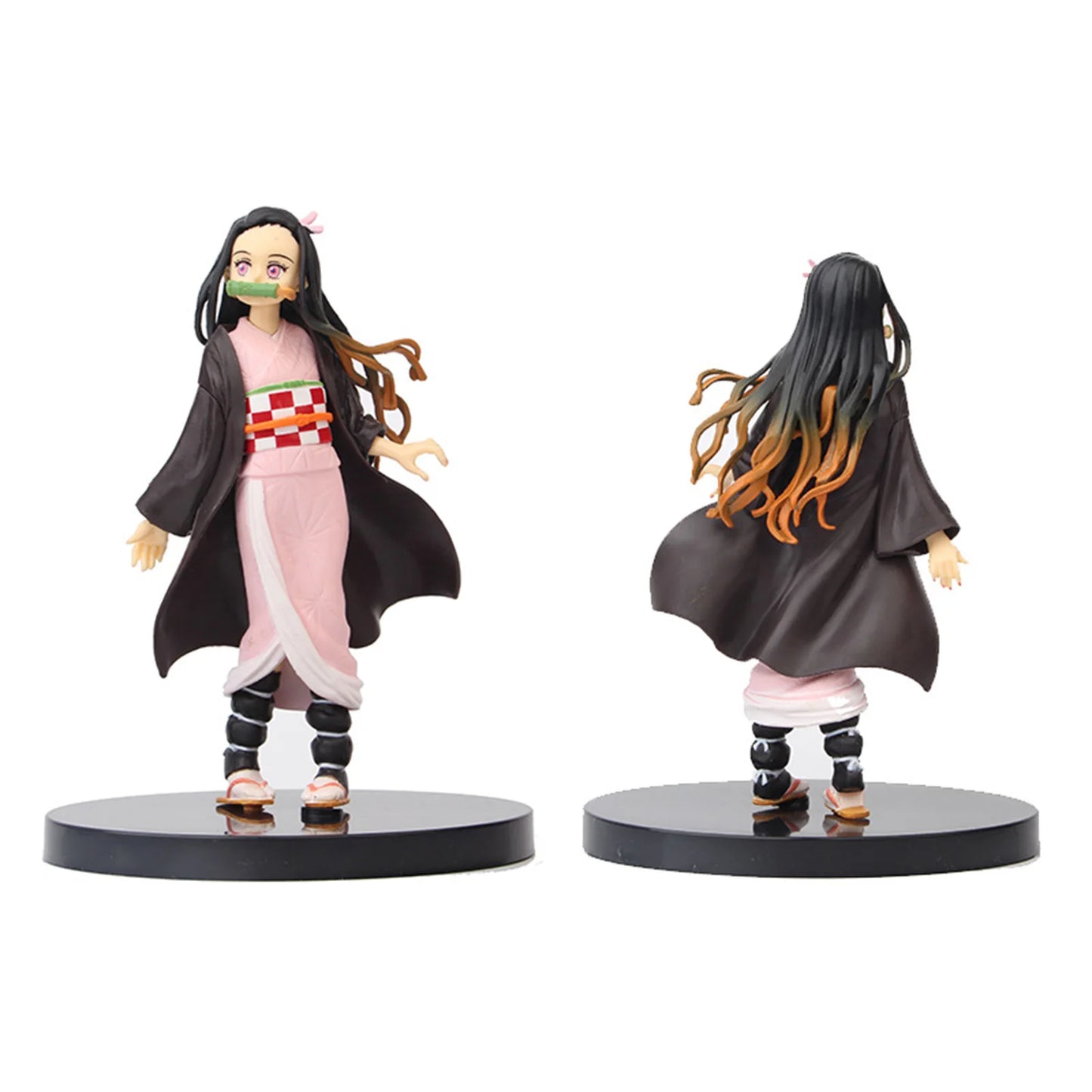 Anime Slayer Kimetsu No Yaiba Figure Kamado Tanjirou Action Figure Agatsuma Zenitsu Nezuko Warrior PVC Model Toys