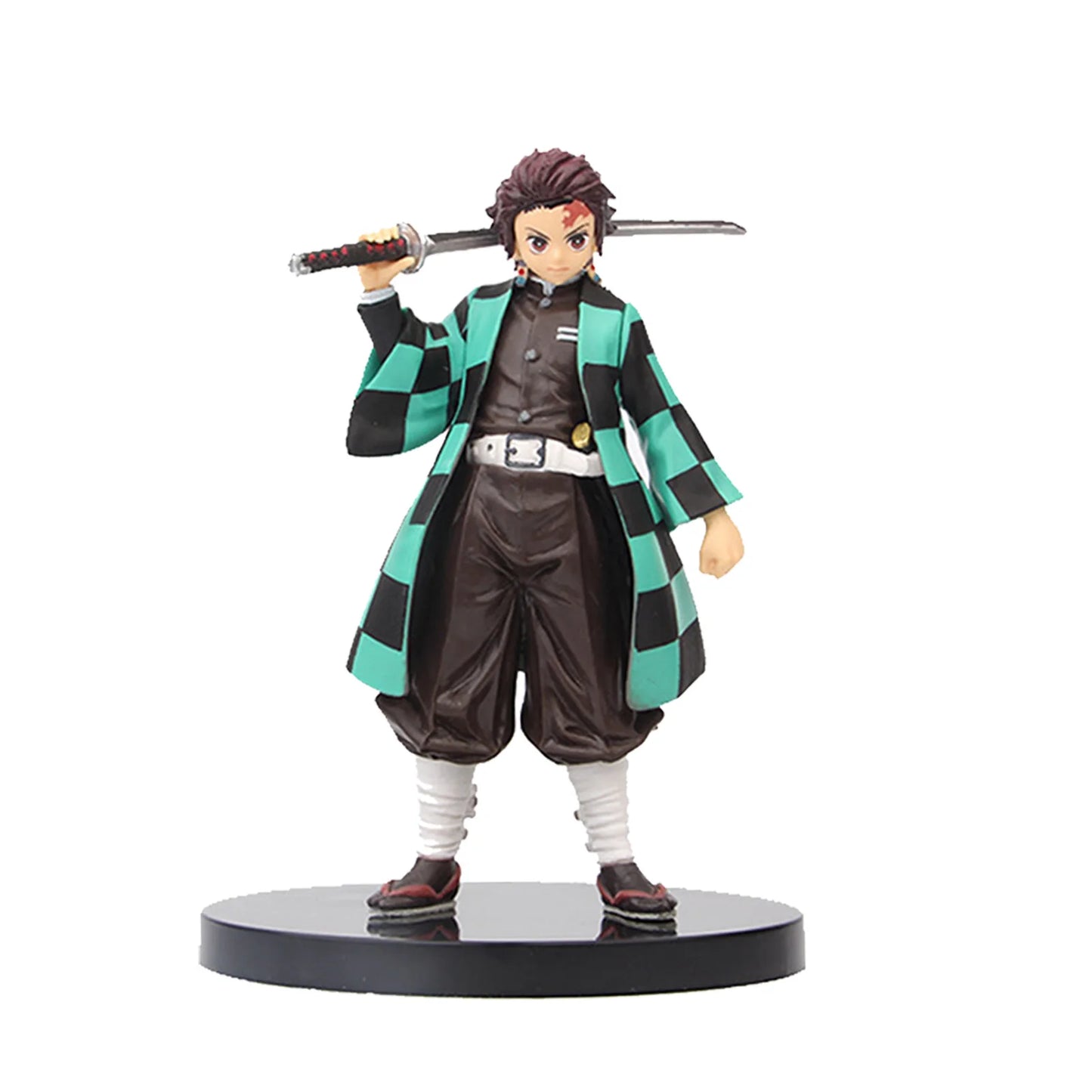 Anime Slayer Kimetsu No Yaiba Figure Kamado Tanjirou Action Figure Agatsuma Zenitsu Nezuko Warrior PVC Model Toys