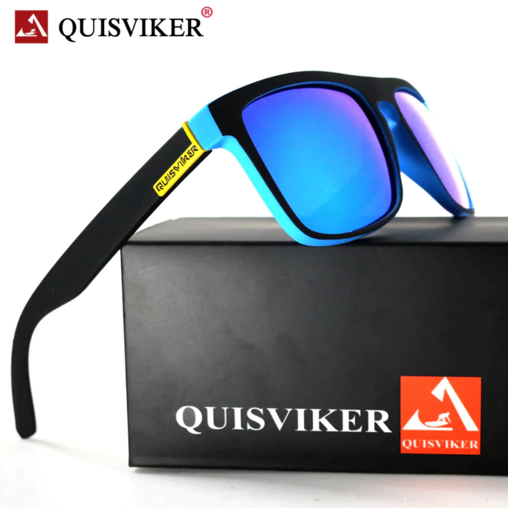 QUISVIKER Polarized Sunglasses for Men Women Square Fishing Sun Glasses Goggles UV400 Sport Camping Hiking Driving Eyewear